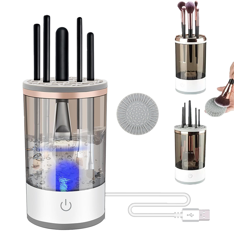 Elektrische make-upborstelreiniger